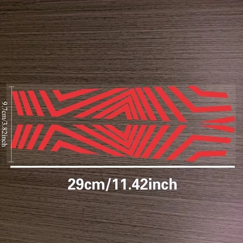 Symmetric Line Speed Pattern Vinyl Bike Decal, Waterproof UV-proof Wheel Sticker for Motorcycle, Mountain & Road Bike Rim