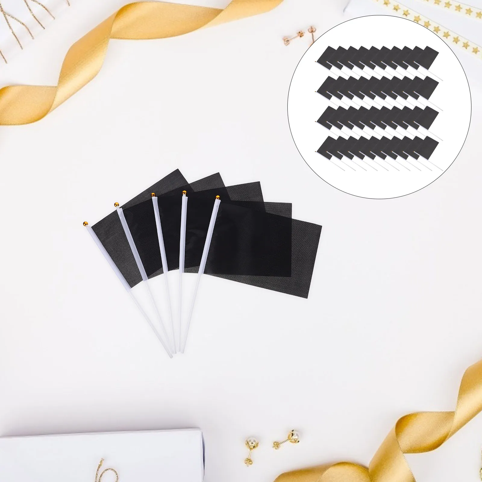 50 قطعة أعلام صغيرة فارغة يده صغيرة بلون Diy بها بنفسك للحزب الرياضة مدرسة كرنفال الاحتفال اليد يلوحون أعلام المحمولة