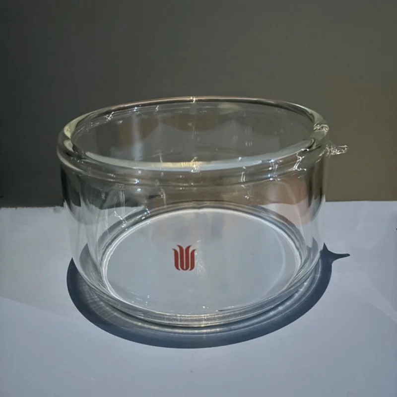 Synthware-Pote De Banho De Vidro De Piso De Dupla Camada, Interlayer De Vácuo, Vidro De Borosilicato, P301710S