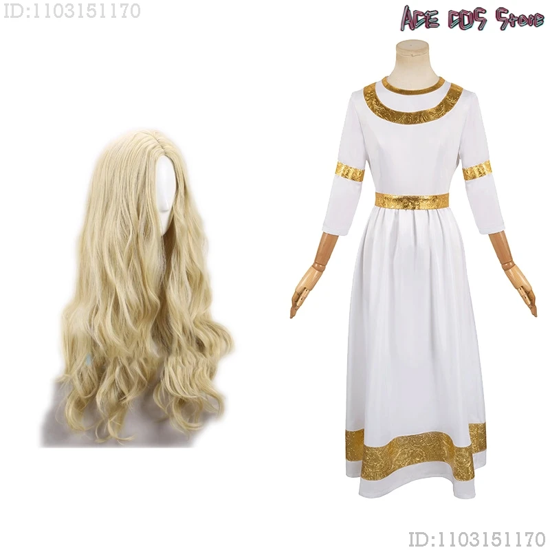 Game Witch Miquella Cosplay Costume Wig Women Roleplay Game Anime Style Dress Magic Role Playing Halloween Party Outfit Shadow