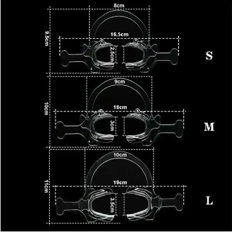 

Transparent Dental Lip Retractor with Handle High-Quality Disposable Buccal Cheek Retractor for Dental Procedures