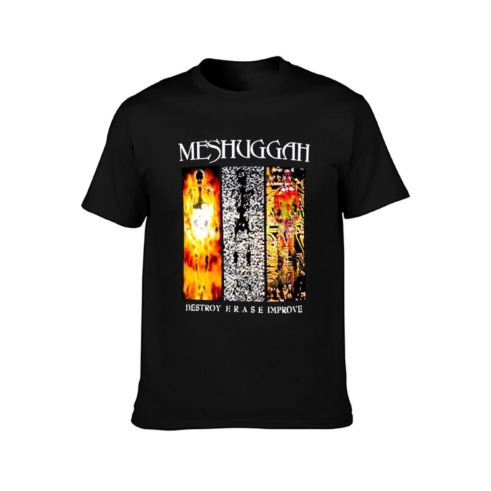 Meshuggah Band, Destroy Erase Improve 2022 T-Shirt Basic Breathable Solid Color T-Shirt