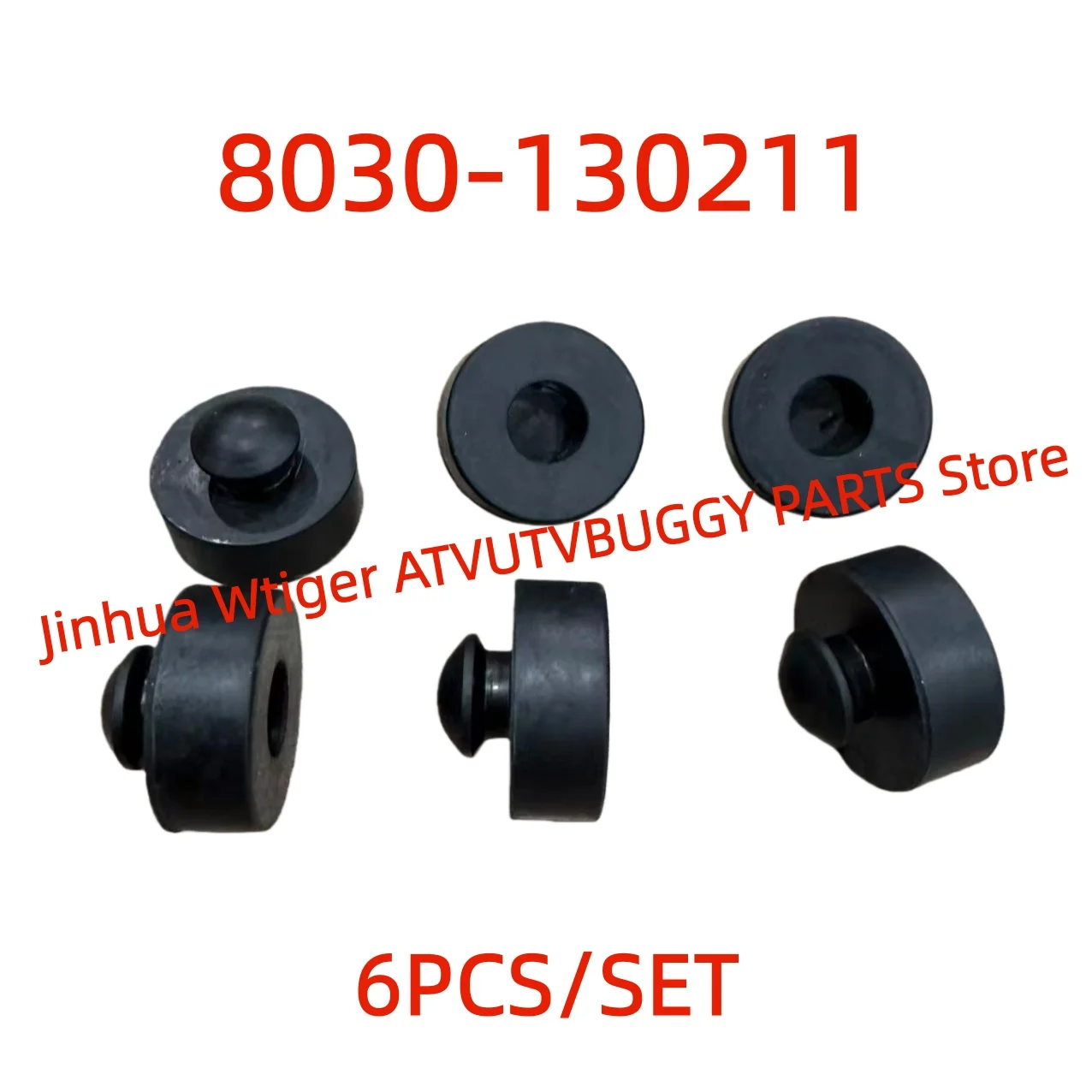 

100%ORIGINAL Package 6PCS/SET FRONT SEAT DAMPER Rubber Mat 8030-130211For Cf 400 500 600 800 1000Cforce Zforce Uforce Since 2007