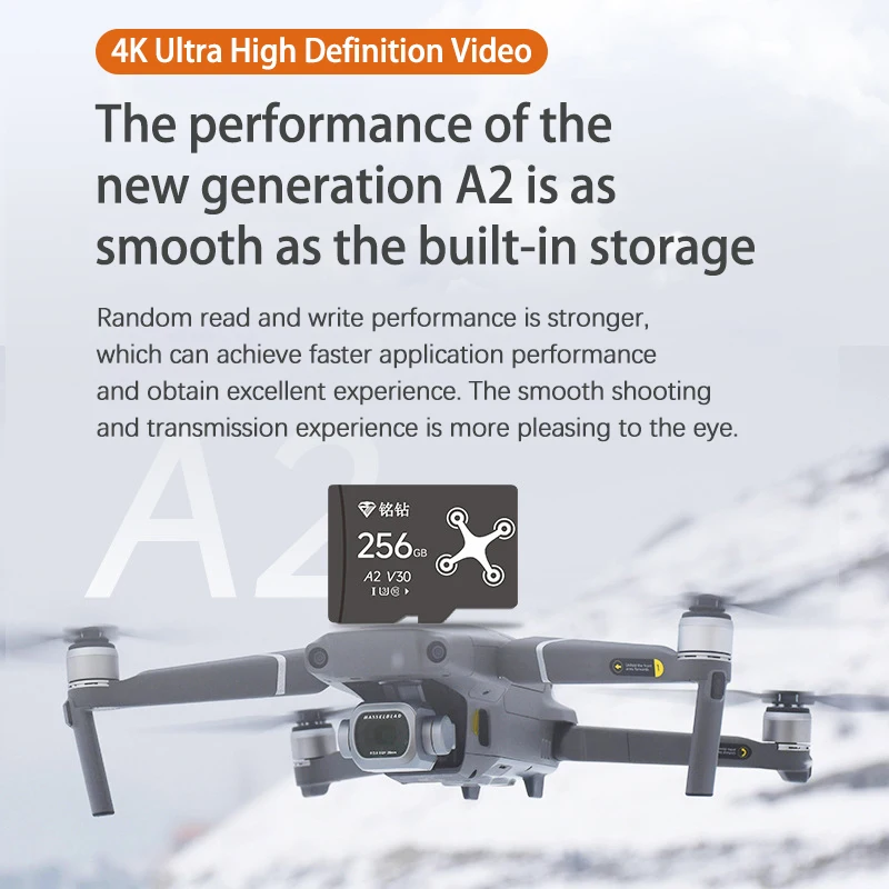 อุทัย MTF เหมาะสําหรับ Drone หน่วยความจําเฉพาะการ์ด 128gTF ความเร็วสูง U3 การ์ด 256G Motion กล้อง sd64G