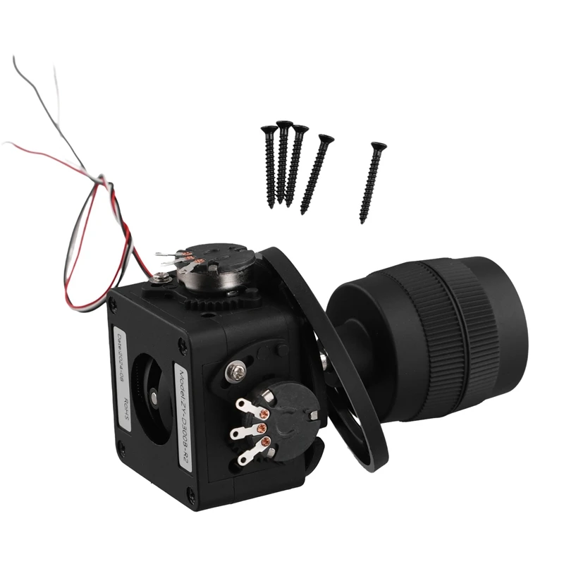 

Практичный 3-осевой джойстик-потенциометр ZY-D300B-R2 5K 3D Security Yuntai Control Ball Machine Клавиатура Монитор Джойстик Черный