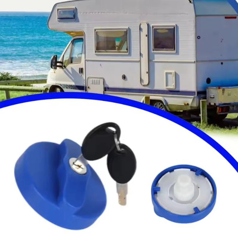 Caravan Water Tank Gravity Water Inlet Lock With 2 Keys For Motorhome Bailey Swift RV Water Inlet Filler Cap Locking Zadi Lock