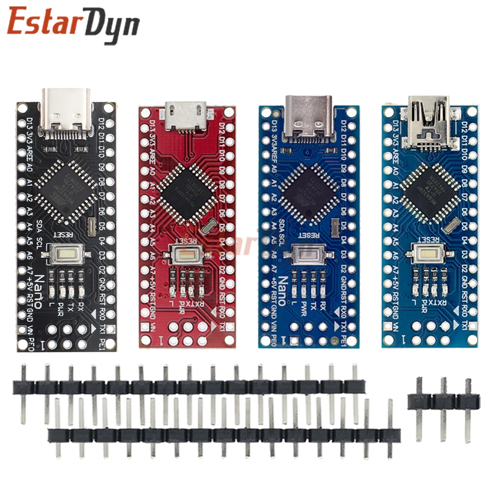 Estardyn Nano 3.0 ATMEGA328P 16MHz CH340 Type-C with bootloader for development board