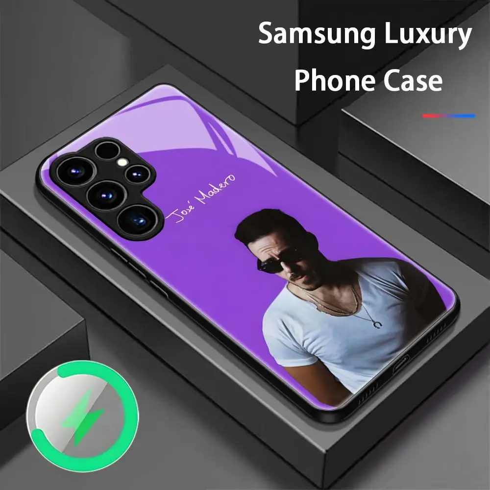 Cool J-Jose M-Madero Singer Phone Case For Samsung S26 S25 S24 S23 S22 S21 S20 Plus Ultra Fold A Glass Magnetic Case