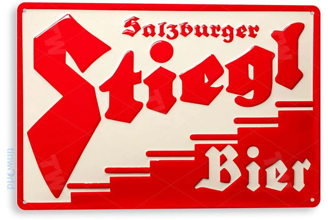 Tinworld Tin Sign Stiegl Bier Store Pub Brew Beer Metal Sign Decor Liquor Shop Bar Pub Cave A622 sign