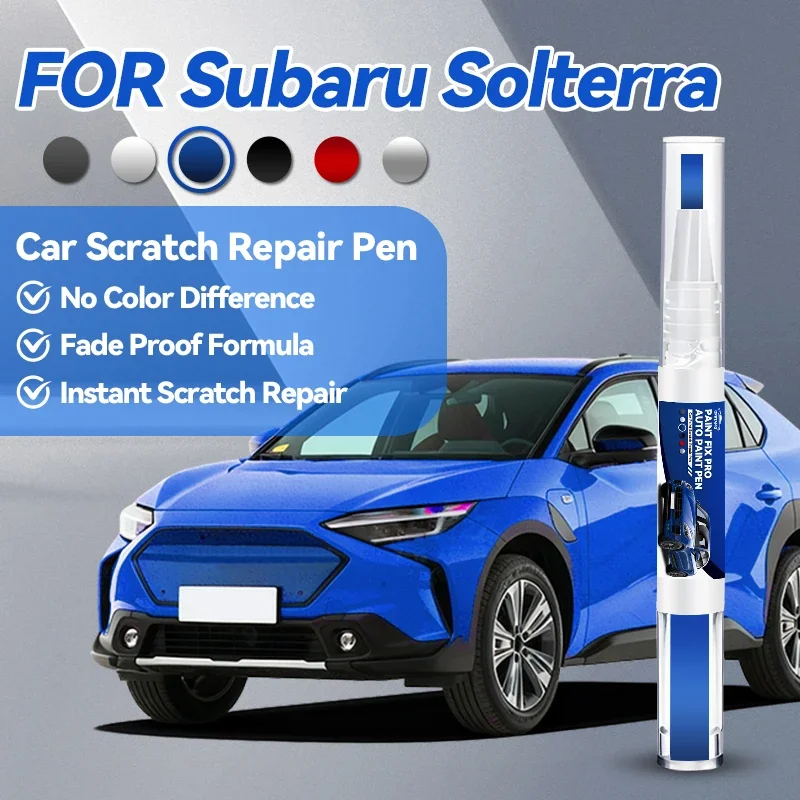 

Новинка 2026: Ручка-корректор для ремонта лакокрасочного покрытия автомобиля, для Subaru Solterra 2022-2025, аксессуары для устранения царапин, серый 8Y9, белый 089