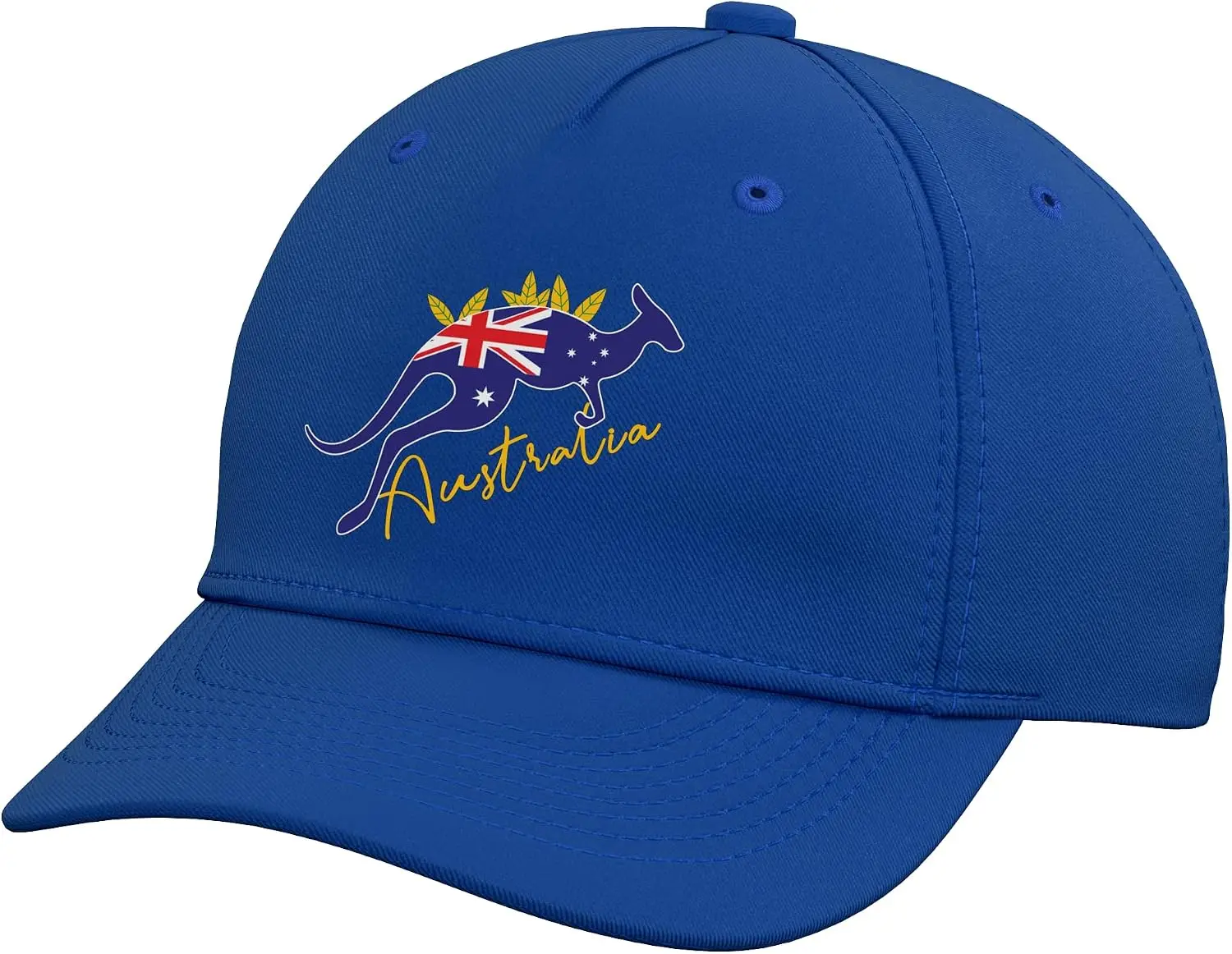 Australia Flag Kangaroo Australian Pride Souvenir Home Adjustable Baseball Hat Sunscreen Casual Baseball Cap Gift
