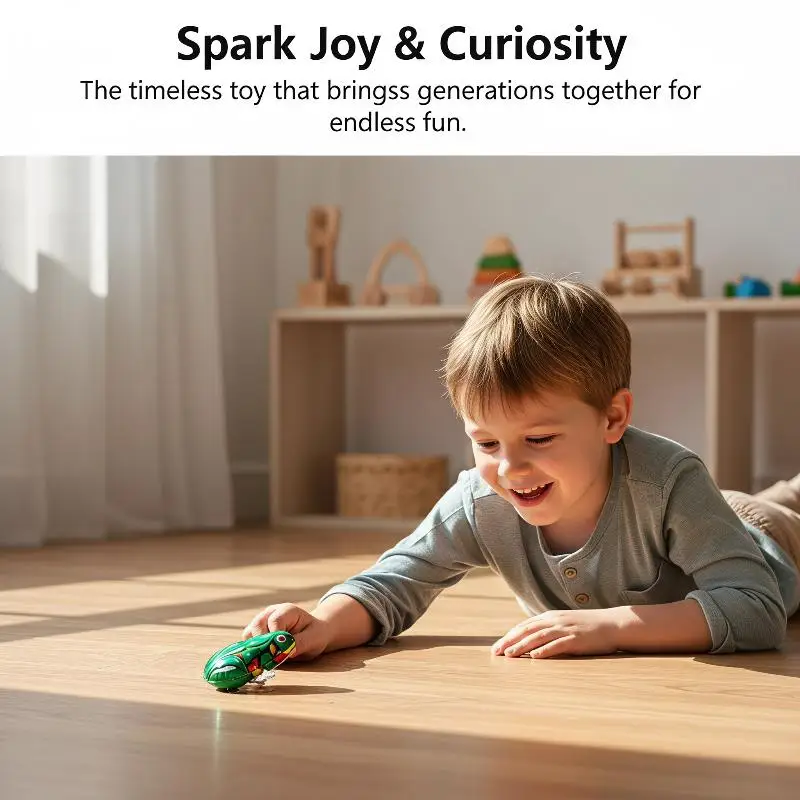 1/2/5Pcs Classic Tin Clockwork Clockwork Toy Jumping Frog Children's Vintage Toy Boy Boy Education Baby Toy Wind Up Toys