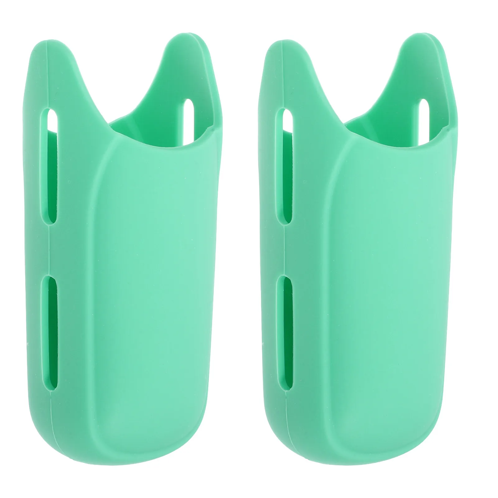 2Pcs Silicone Heat Resistant Handle Sleeves Hair Curler Cover Curling Iron Thermal Insulation Protector Hair Styling Tool Grip