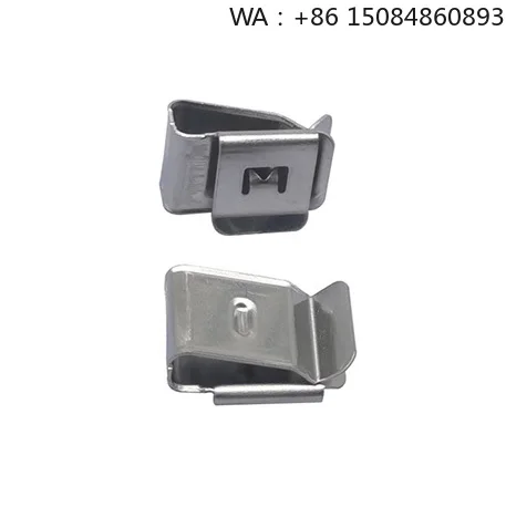 

90-Degree SUS304 Stainless Steel PV Cable Clip, Solar Panel Mount Auxiliary Accessories, Bend Design Parts for Compact Space Sol
