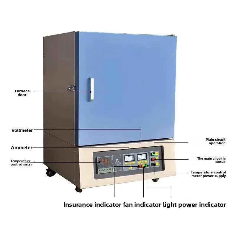 Laboratory Electric Corrosion-Resistant Ceramic Heat Treatment Furnace, 1200-1700°C Maximum Temperature, 2-30L Capacity