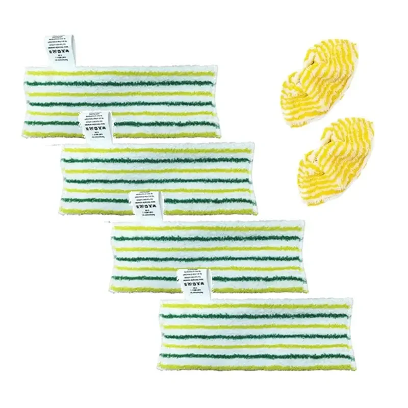 Universal 6PCS Floor Cloth Set For Karcher SC2 SC3 SC4 SC5 Steam Cleaners-Washable Floor Cloths Covers Accessory