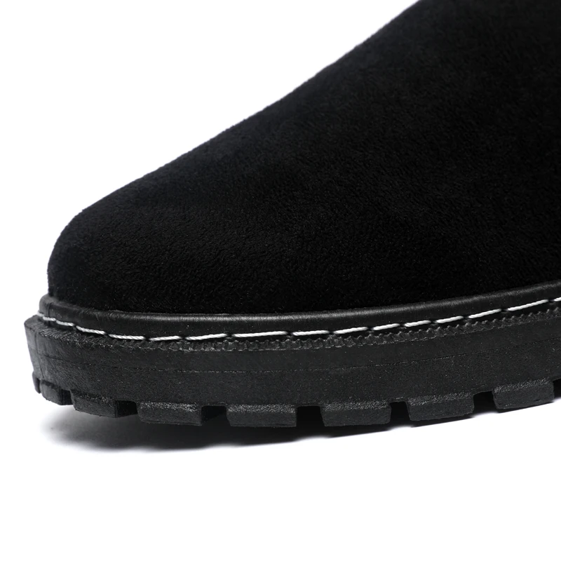Platform Open Back Casual Shoes Half Shoes for Men Mules Black Loafers Slippers Closed-toe Backless Slides Sandal Slip On Flats