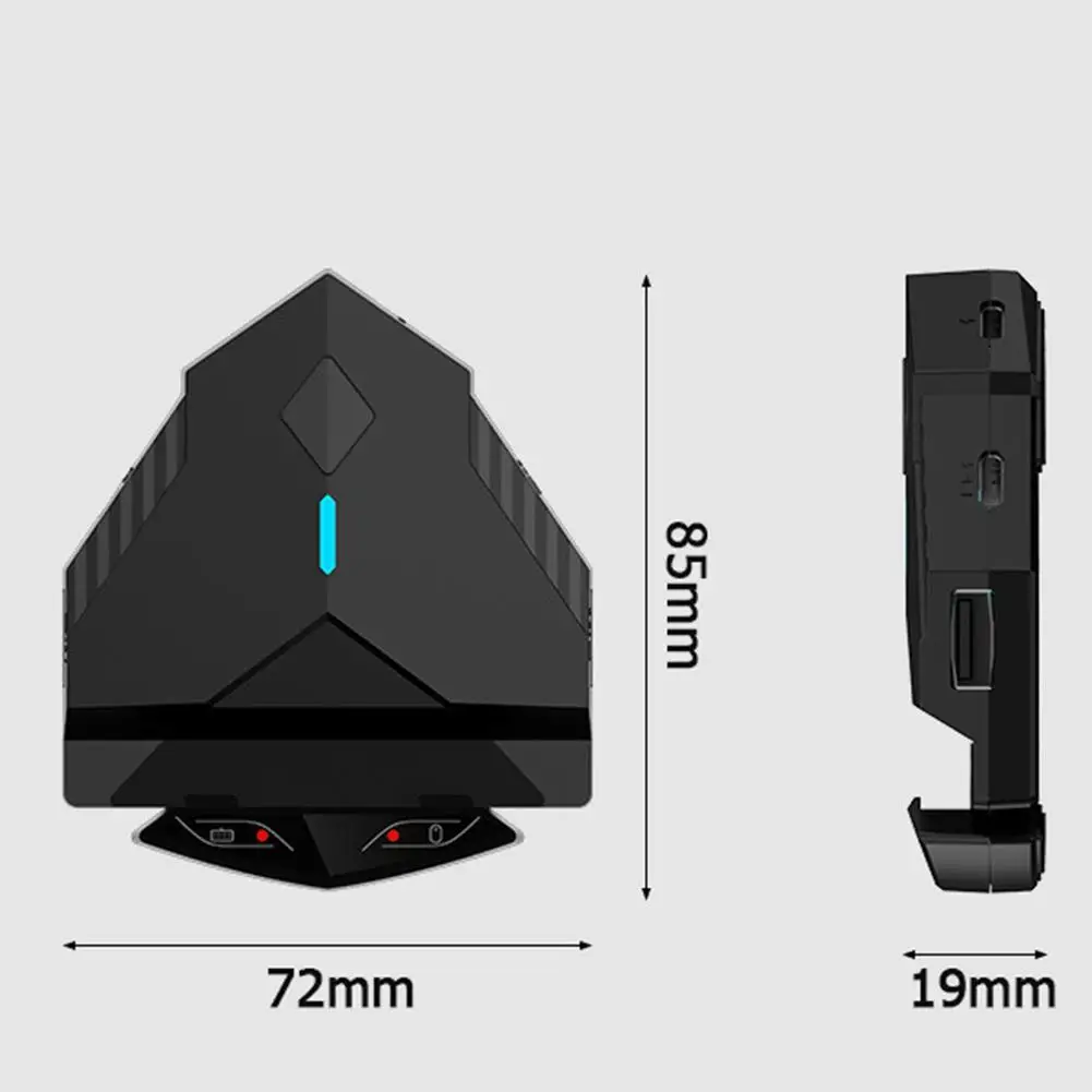 GAMWING Lingzha 2pro Tastatur- und Mauskonverter Android/IOS/Tablet verkabelt/Bluetooth-Unterstützung Bildschirm große Verbindungsprojek O0J7