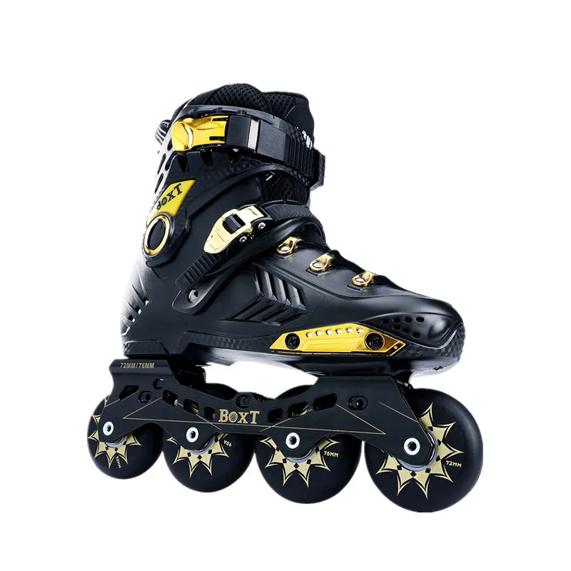 Adult Roller Skates College Inline Fancy Roller Skates Mesh Inner Single Row Competitive Wheel