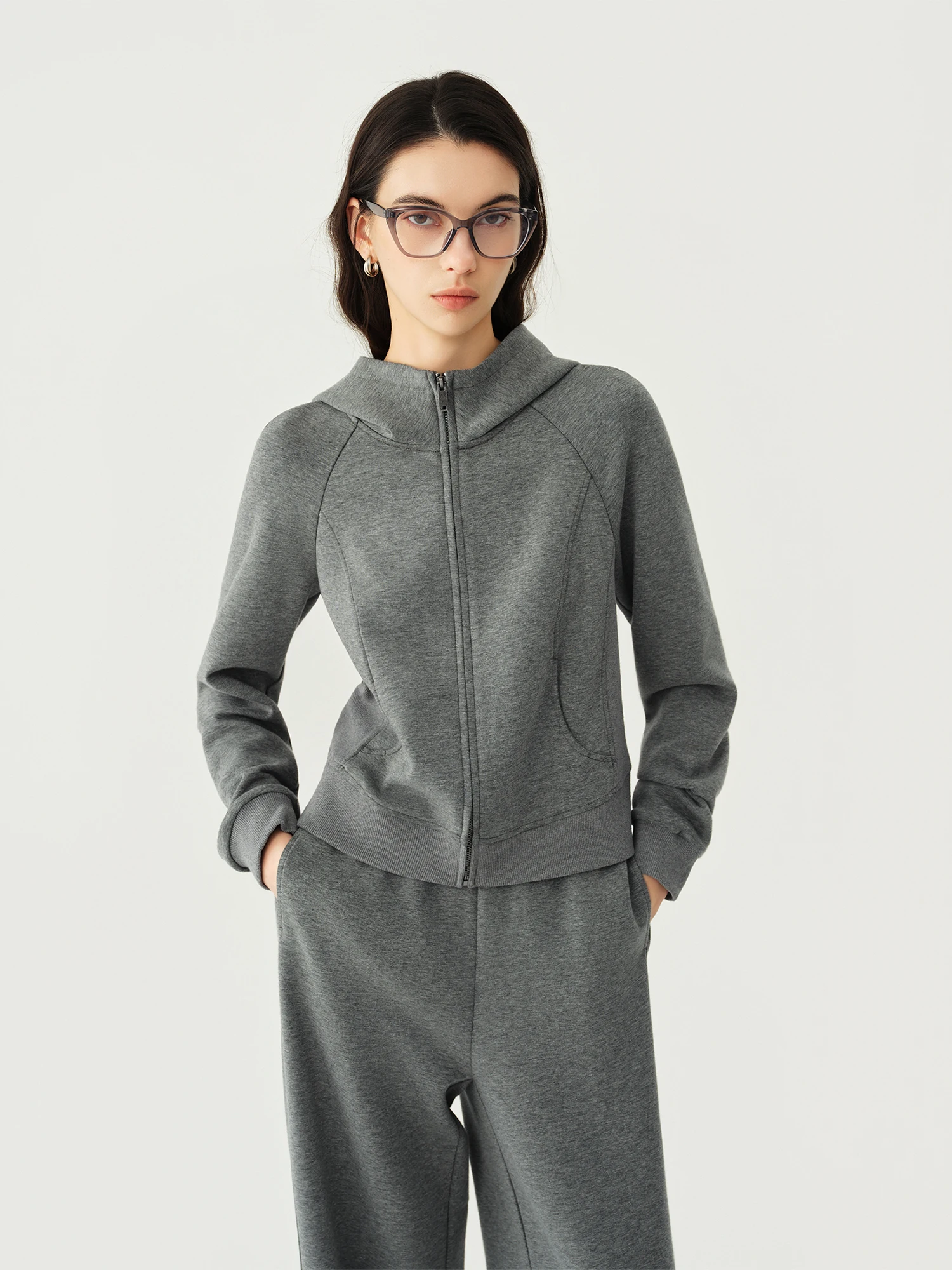 ZIQIAO Amerikanischer Streetwear-Stil Lässige Kapuzenjacke Lässige Hose Hoodie-Set für Damen 2026 Neuerscheinung Herbst-Outdoor-Outfits – Detail 6