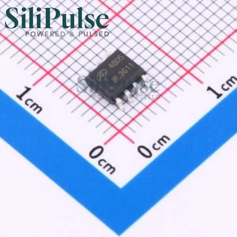 (20-100pcs) AO4805 SOIC-8 100% Original In Stock (MOSFET) 2W 30V 9A 2 P