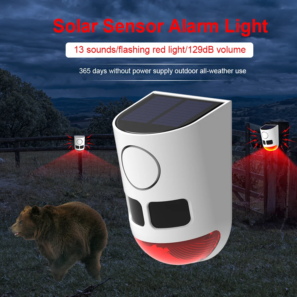 Solarbetriebener Außen-Bewegun – Home Security Yard Sensors Bewertung und Preis