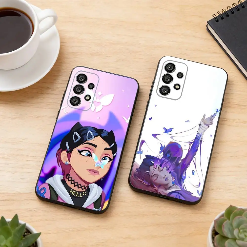 Valorant-T Clove 2 Popular Phone Case Black Silicone Soft For Samsung S25,S24,S21,S22,S23,S30,Ultra,S20,Plus,Fe,Lite Gift