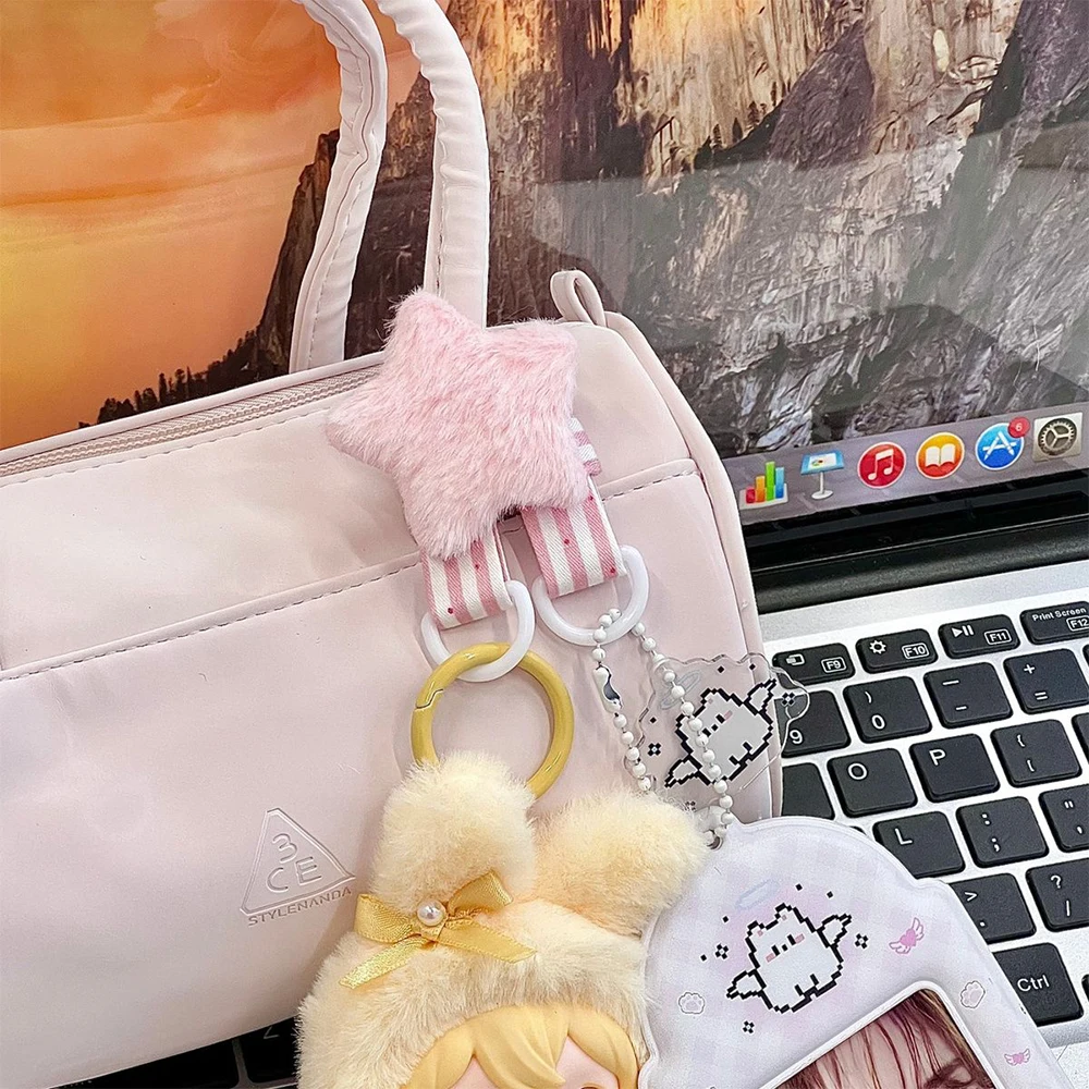 Kreative Engelsflügel-Taschenanhänger, Niedlicher Cartoon-Herz-Schlüsselanhänger, Süße Mädchen-DIY-Display-Schnalle, Taschenzubehör, Handgemachte Geschenke für Mädchen – Detail 11