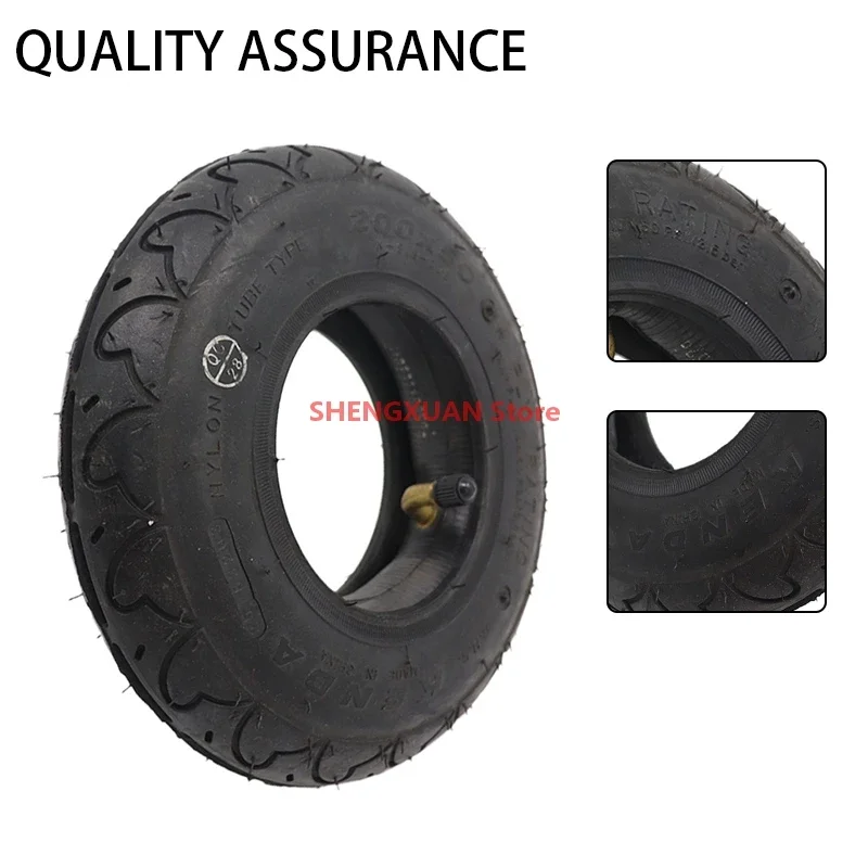 200x50 Inner Tube 200x50 Inner Tire 8 Inch 90 degree valve Inner for Mini Electric Scooter Tire Electric Vehicle Accessories