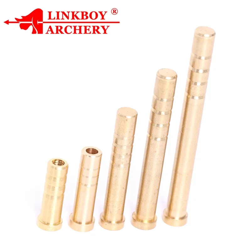 إدراج نحاسي للرماية من Linkboy، ID 6.2 مم، 37 جرام، 100 جرام، 150 جرام، 200 جرام، 250 جرام، 300 جرام، 350 جرام، عمود أسهم كربون، 12 قطعة #3