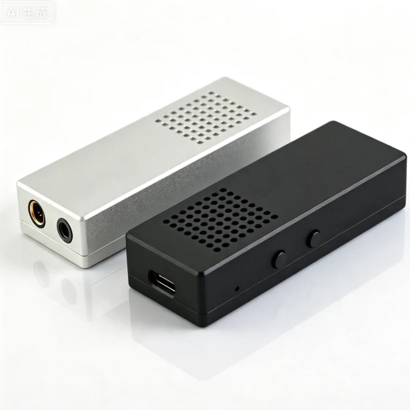Portable Balanced DAC Amp USB Dongle, Mobile Sound Card, Mini Headphone Amplifier Support DSD Decoding