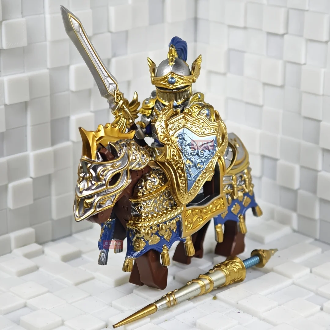 Set de Construcción de Figuras de Juguete Eonal: Caballero de Mesa Redonda de Edad Media, Rey Arturo, Tercera Parte, para Montar