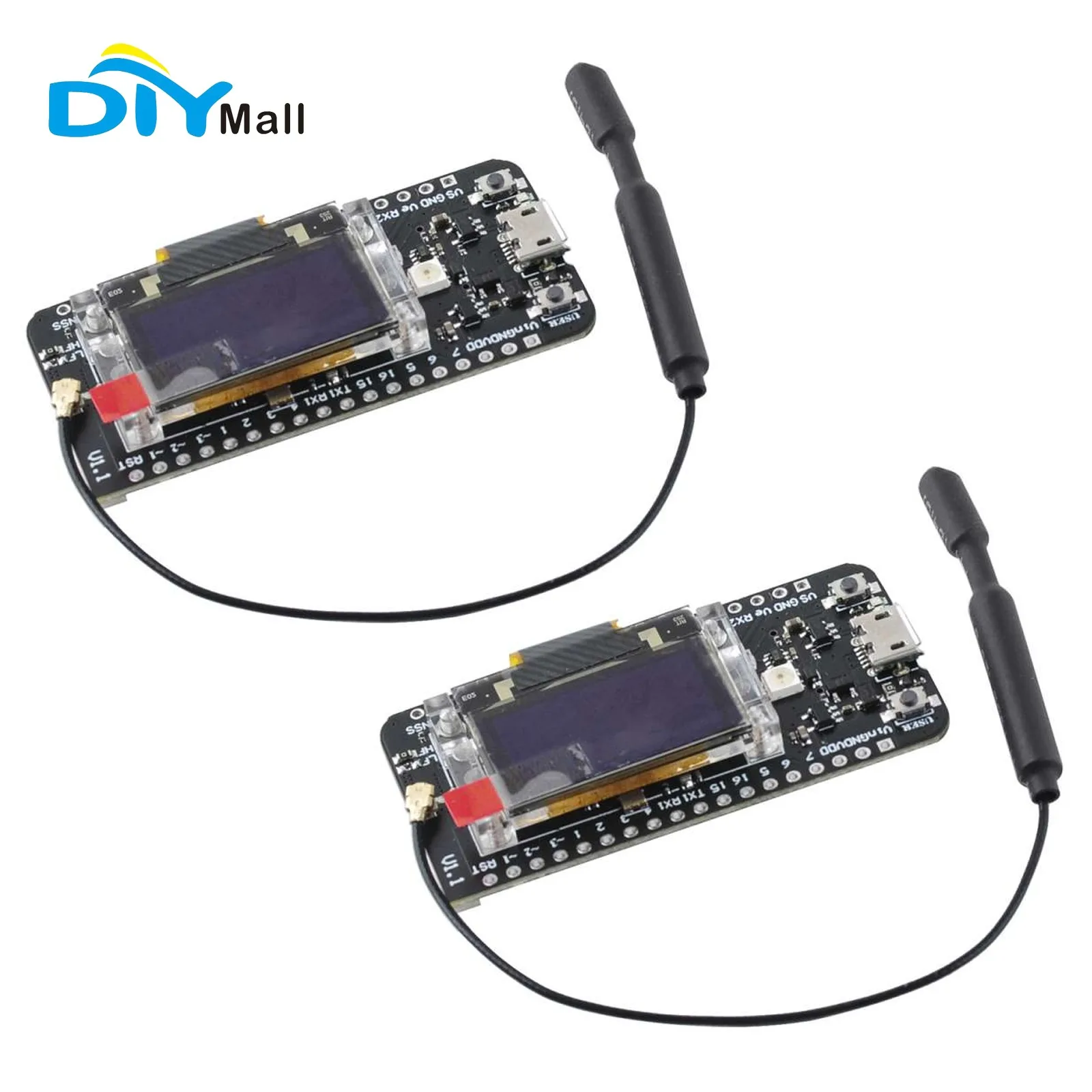 LoRaWAN 868/915MHz Development Kit with CP2102 USB to Serial Port and 0.96-inch OLED Display for Arduino Debugging
