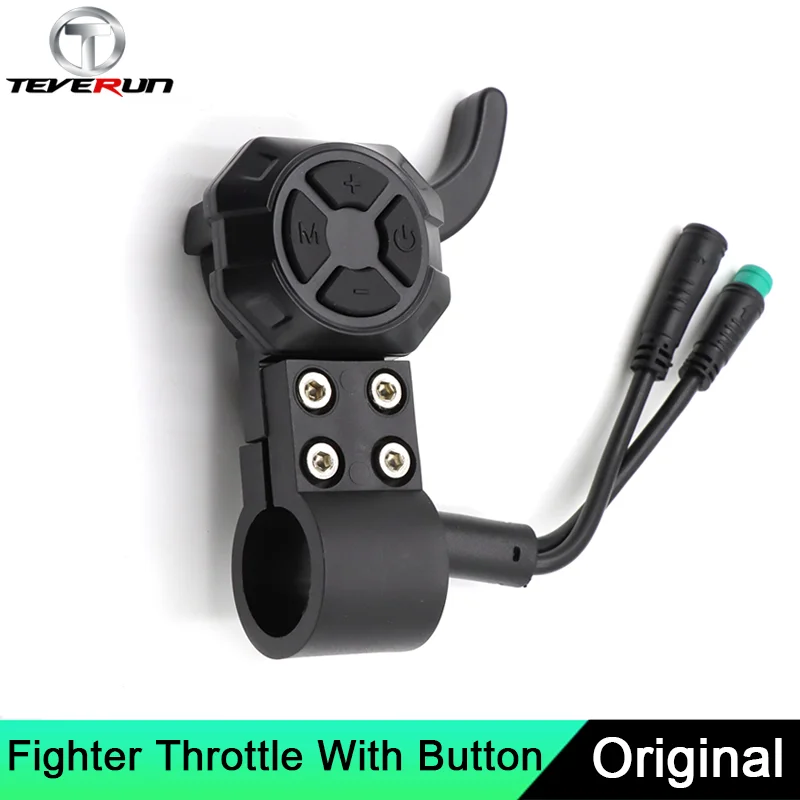 Original Teverun Fighter Mini Throttle With Button For Fighter Mini Pro Blade GT/GT+ II Electric Scooter Accelerator Parts