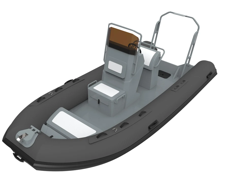 High Speed 16ft Rhib 500 Aluminum RIB Hypalon/PVC Inflatable Boat for Sale