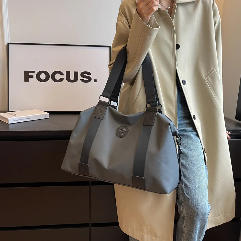 Bolsa de viaje, bolso de mano para hombre y mujer, lona de viaje de gran capacidad, bolsa de fitness impermeable de tela Oxford para ejercicio de Yoga