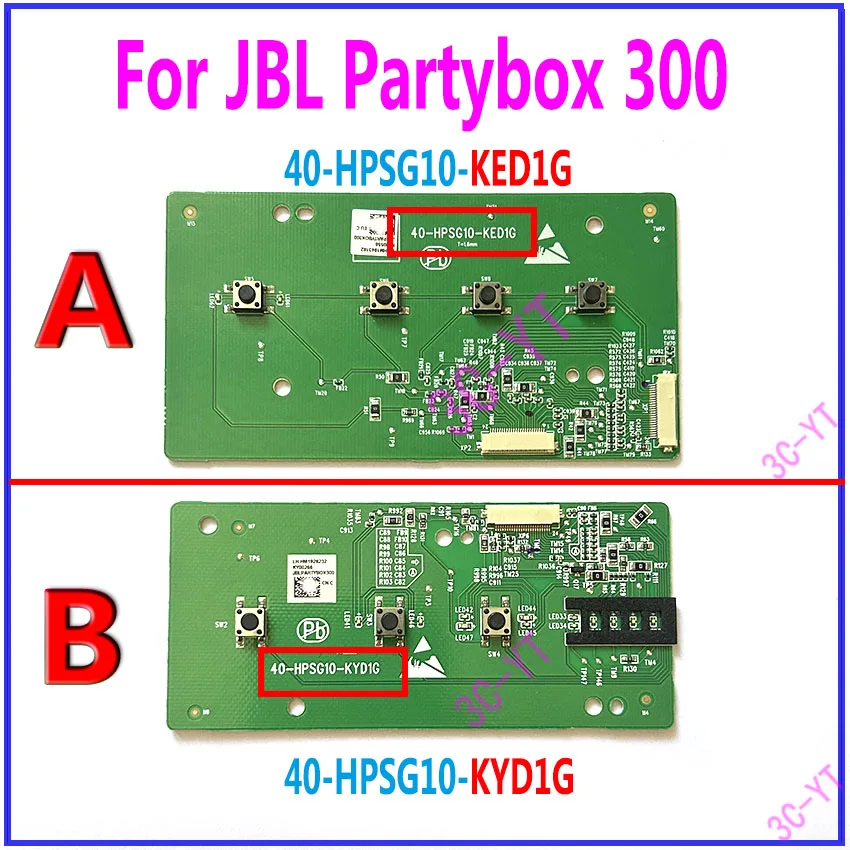 1pcs Original New Key Switch Button Motherboard for JBL Partybox300 Party box 300 40-HPSG10-KYD1G 40-HPSG10-KED1G