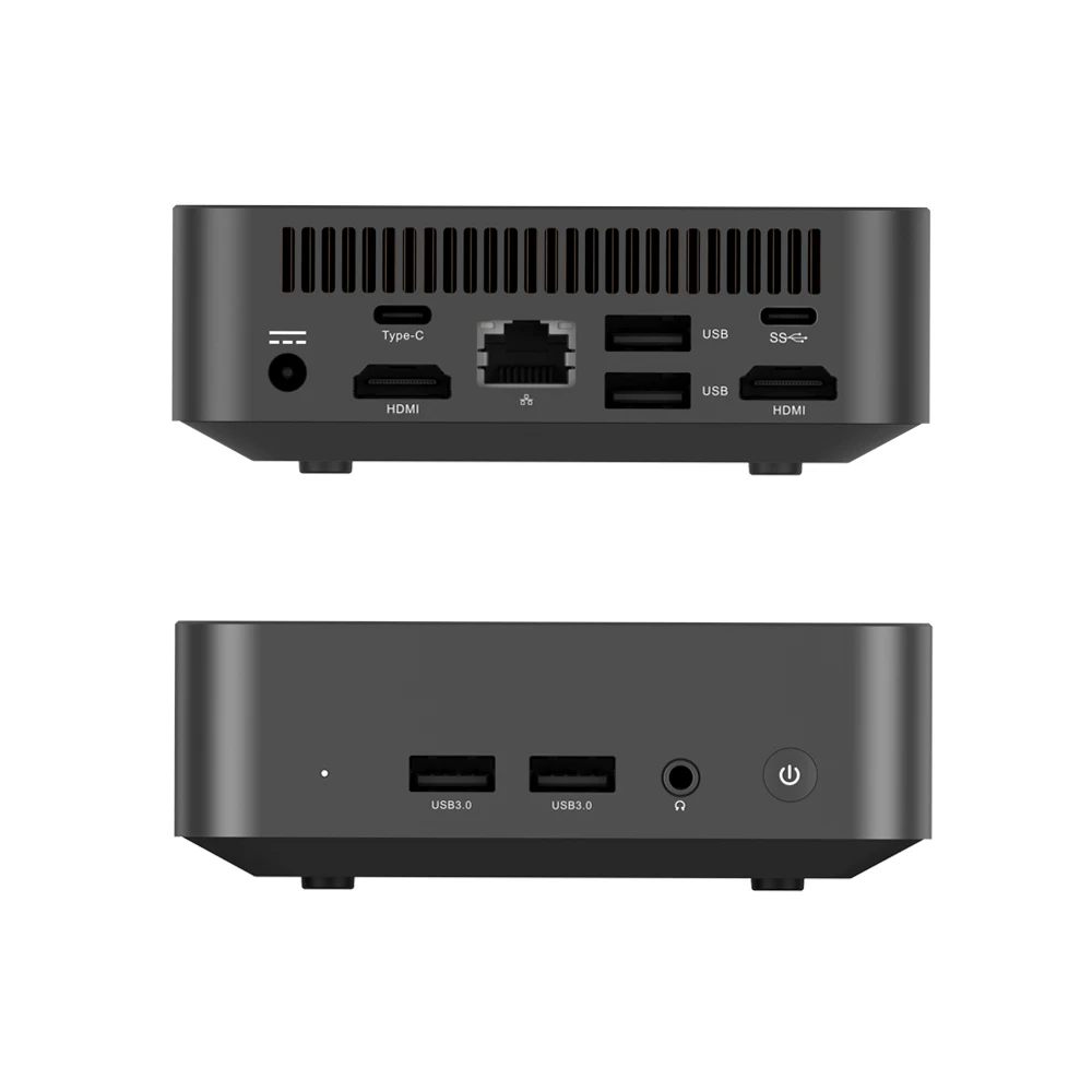 Intel 12th Alder Lake-N  N100 N200 Mini PC With 8G DDR4 RAM 4K Display 4 USB Type-C  Port Win11 OS Cheap Price Used with US Plug