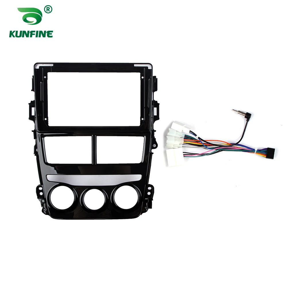 Car GPS Navigation Stereo For TOYOTA VIOS/YARiS L 18-21 RHD Radio Fascias Panel Frame Fit 2Din 9 Inch In Dash Headunit Screen