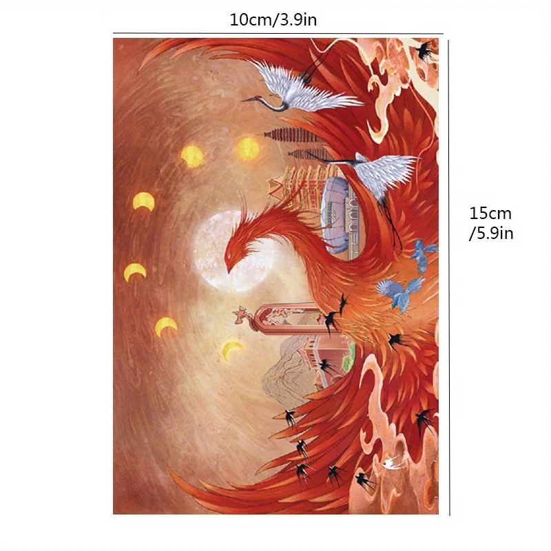 Birds Facing the Phoenix Famous Oil Painting Series on Harvest Paddy Field  150 Mini Test Tube Kids Adult Puzzle  YC-M