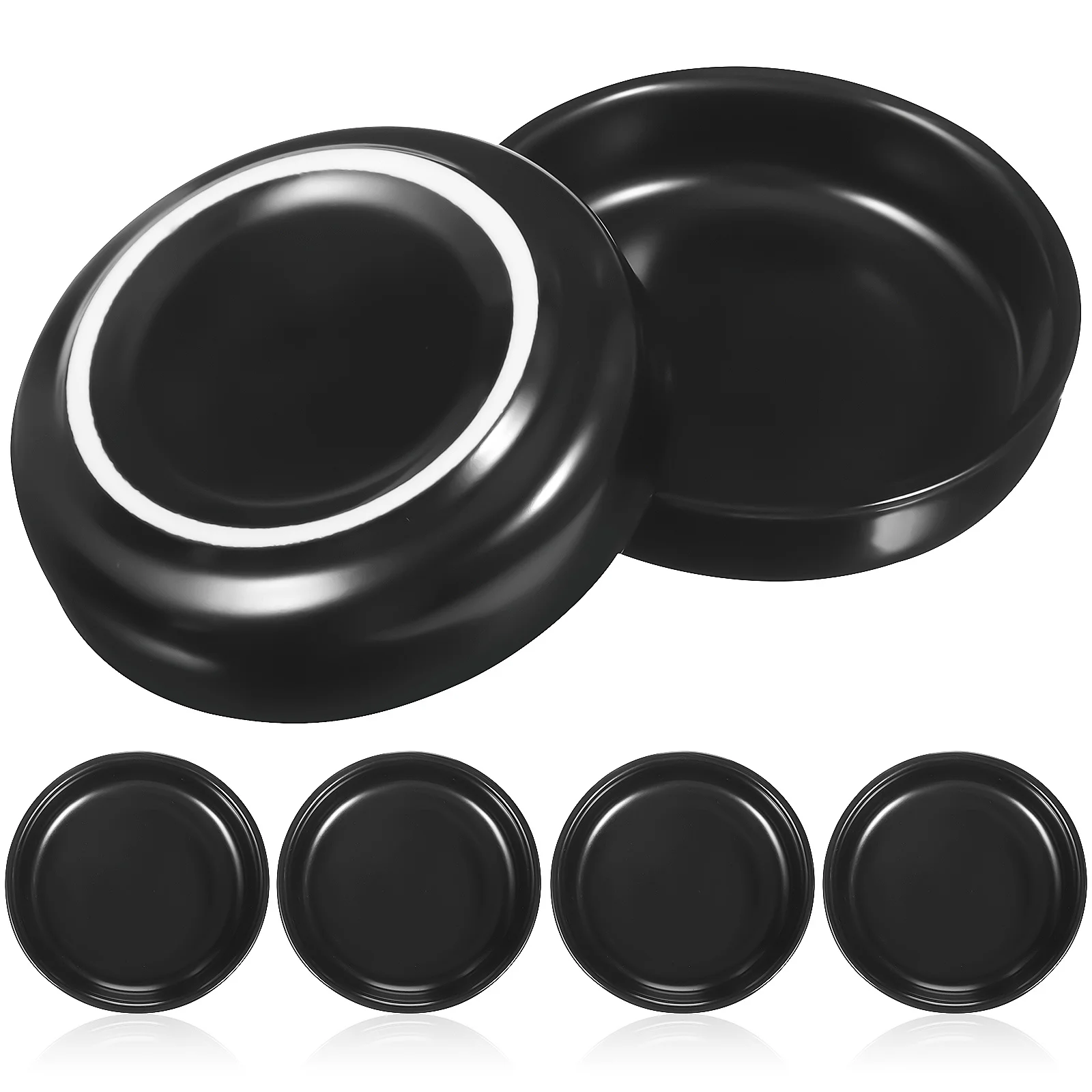 

6Pcs Japanese Ceramic Dishes Elegant Design Strong Material Versatile Use Ample Quantity Convenient to Clean for Appetizers