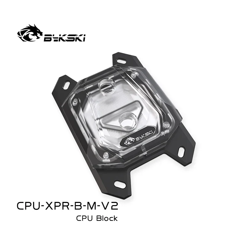 Bykski – bloc d'eau de refroidissement CPU, pour AMD RYZEN 3000 RYZEN 3 / 5 / 7 AM3/AM3 +/AM4 X470 X570, prise de carte mère/CPU-XPR-B-M-V2