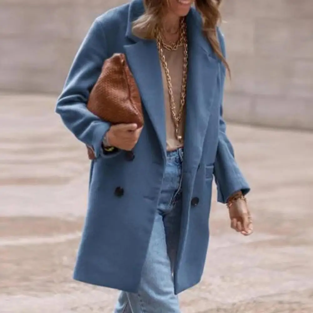 

New Women's Korean Coat Autumn Winter Cotton Thicke Warm Long Jacket Female Word Windproof Outerwear Buttons Cardigan Coat