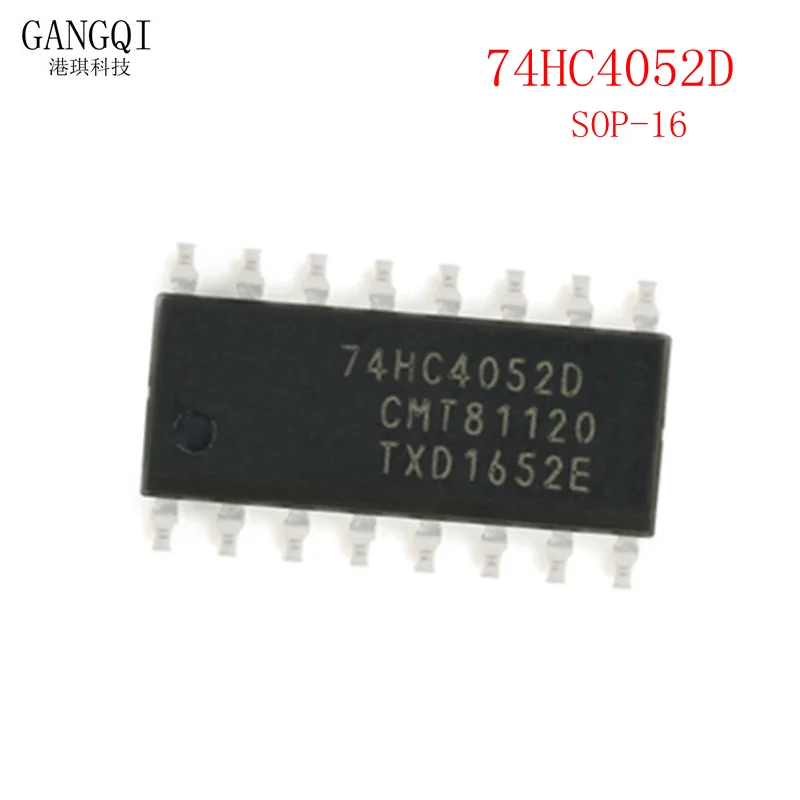 10PCS 74HC4052D SOP16 74HC4052 SN74HC4052DR SOP-16 SOP SMD New IC In Stock