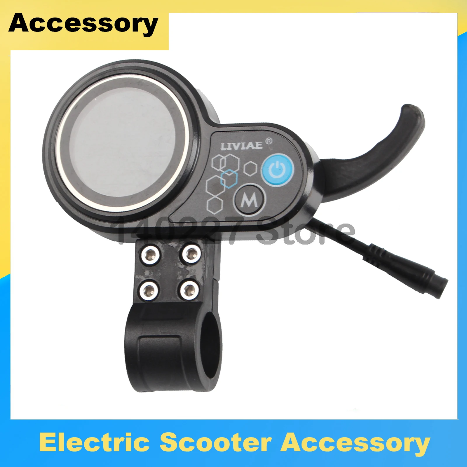 LIVIAE 48V 20A Controller  LCD Display Throttle Screen Instrument  Controller LIVIAE For 10 Inch Electric Scooter Spare Part