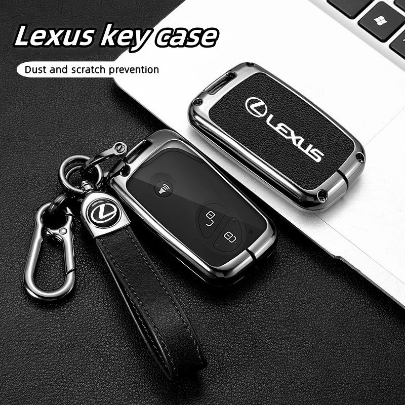 

Leather Car Key Case Cover For Lexus IS250 IS300C CT200H GX400 GX460 RX270 ES240 ES350 LS460 450h GS430 GS350 LX570 IS350 RX350