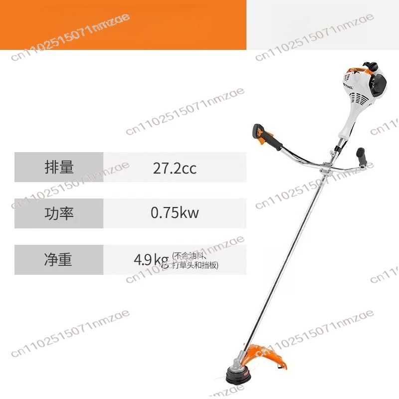 ‌Professional Grade Brush Cutter Tool with Ergonomic Grip, Safety Guard, and Low Noise Operation for Large Gardens & Farms