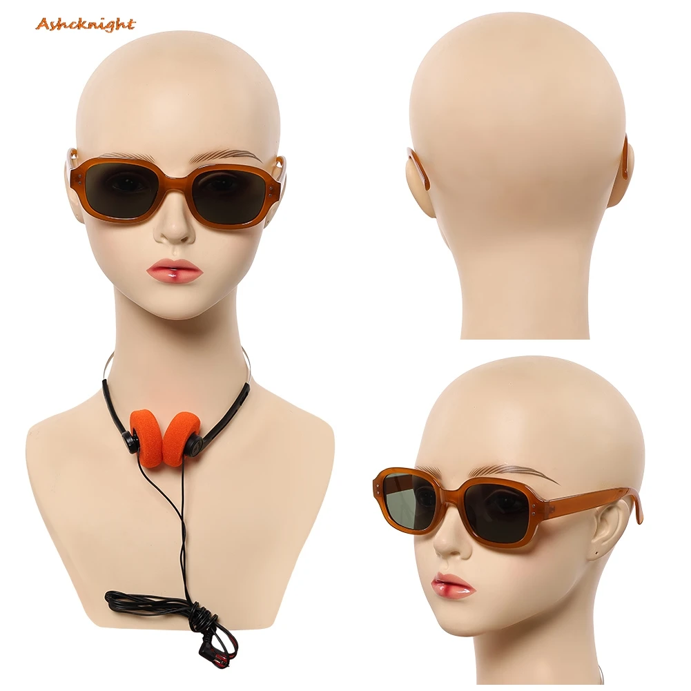2026 Movie Female Superhero Cosplay Milly Glasses Earphones Unisex Halloween Roleplay Toy Props Accessories Party Disguise Suit