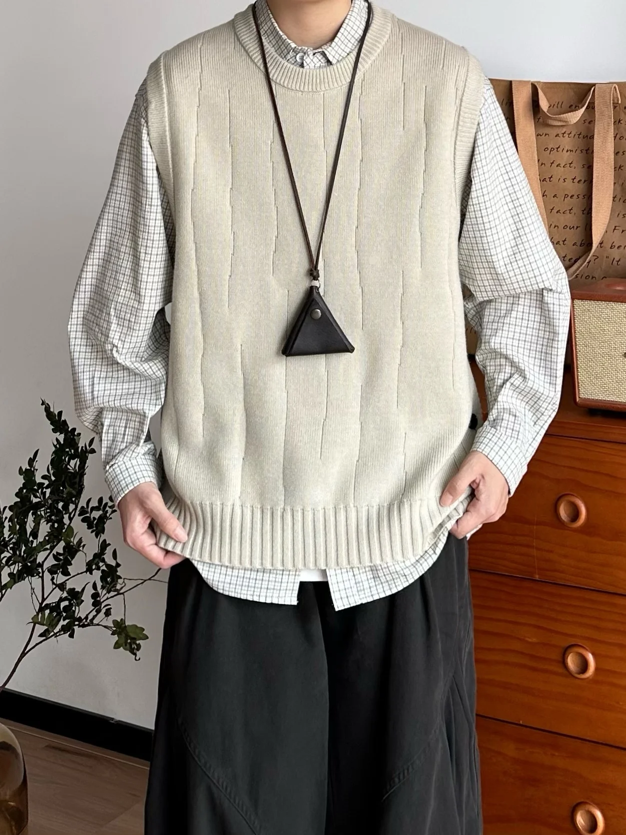 

Жилеты Жилеты Тонкий женский жилет Женский топ Весенний жилет из овечьей шерсти с полуподкладкой Нежный элегантный Нежный уютный утренний простой Y2K