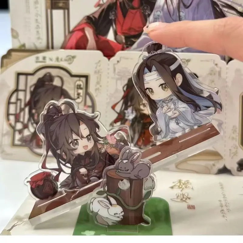

Милый горячий аниме Mo Dao Zu Shi акриловый Teeterboard Wei Wuxian Lan Wangji креативный качели украшение для рабочего стола подарок